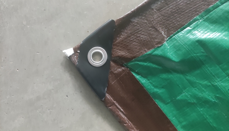 8'x10' 110GSM Brązowo-zielona plandeka PE do ochrony pokrowca 8'x10' 110GSM Brązowo-zielona plandeka PE do ochrony pokrowca